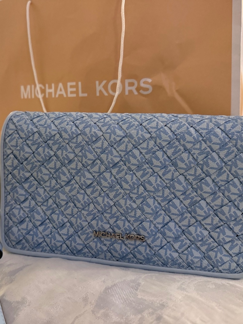 Blue michael kohrs purse-brand new